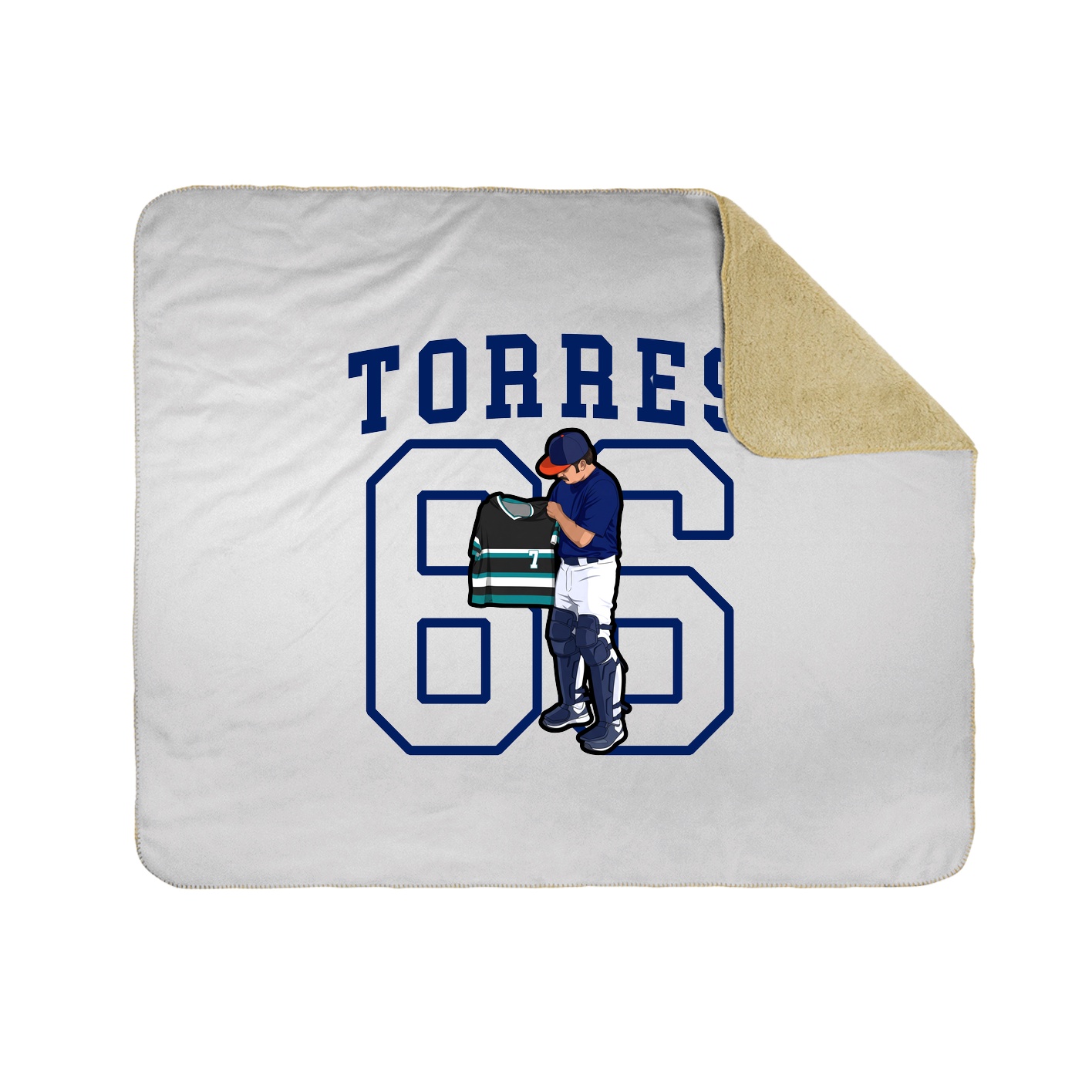 Throw Blanket — Shirsey in White