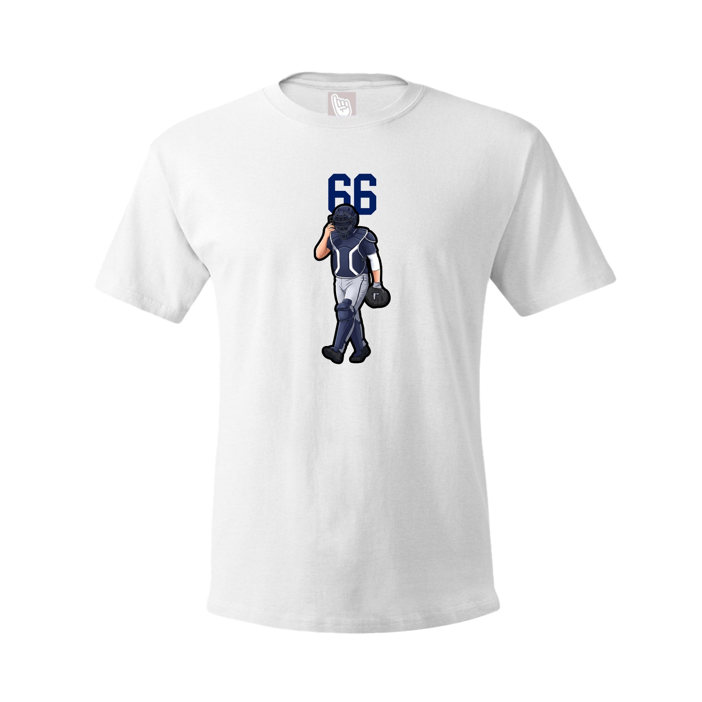 Tee — Number Top in White