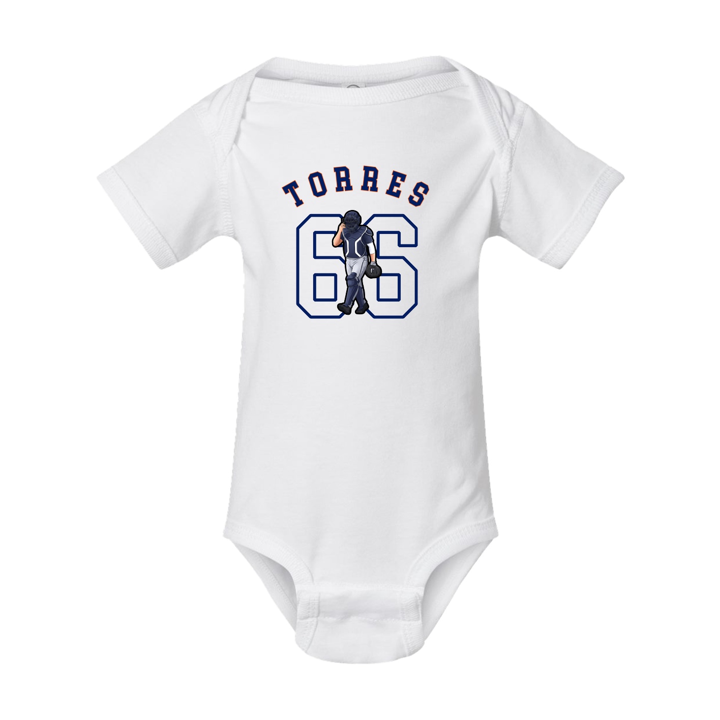 Baby Onesie — Shirsey Arch in White