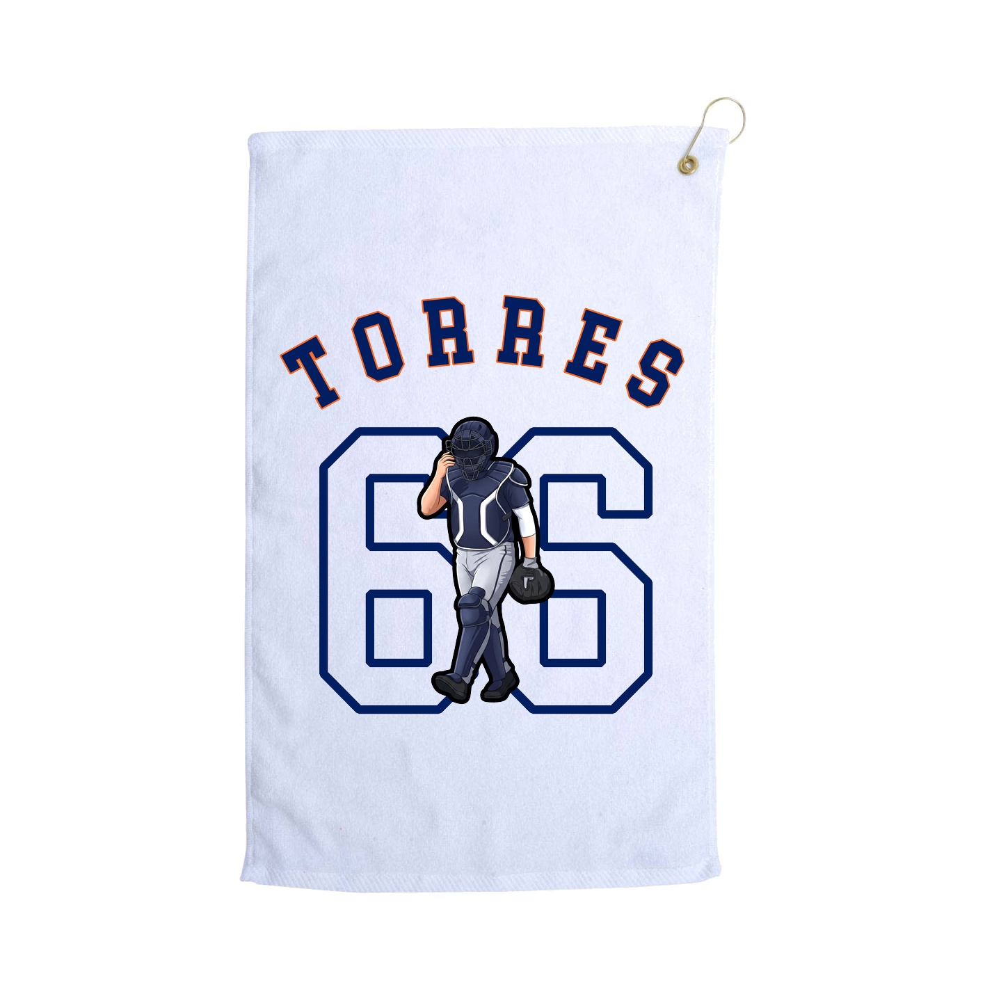 Golf Towel — Shirsey Arch in White