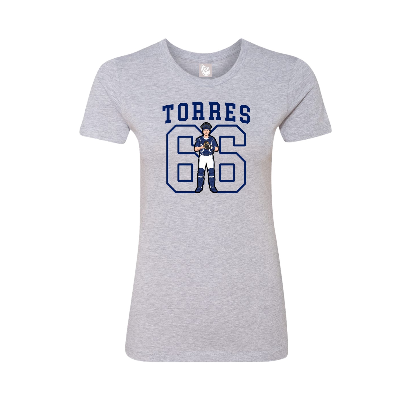 Fitted Women's Tee — Shirsey in Grey