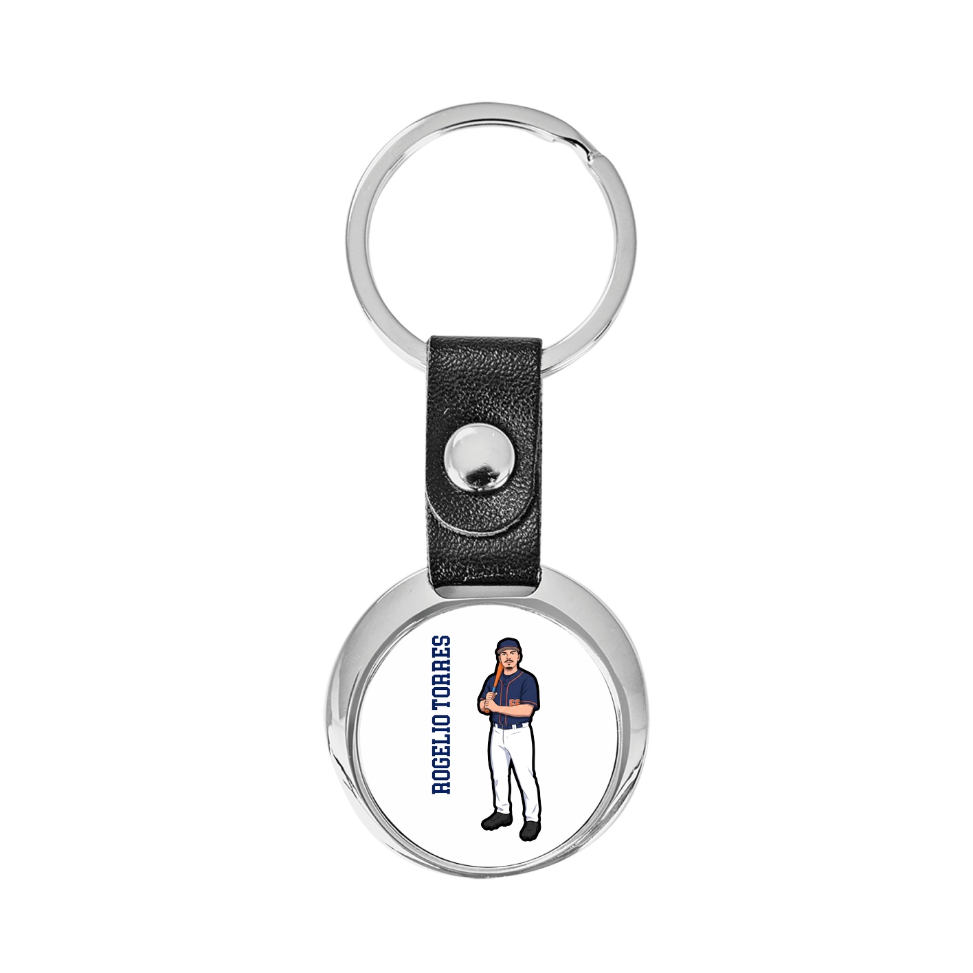 Key Chain — Name Vertical in Classic