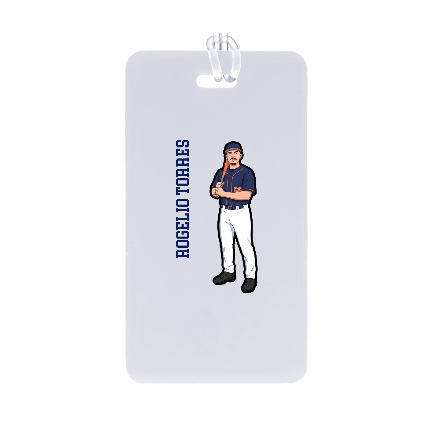 Bag Tag — Name Vertical in Classic