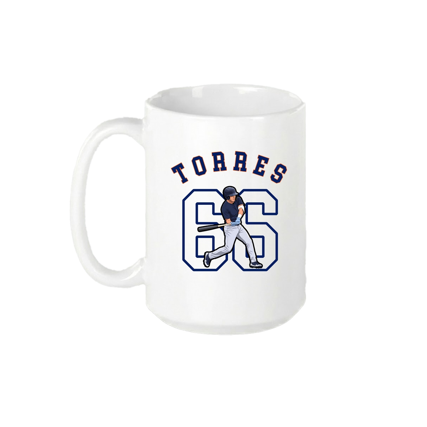 15oz Coffee Mug — Shirsey Arch in White