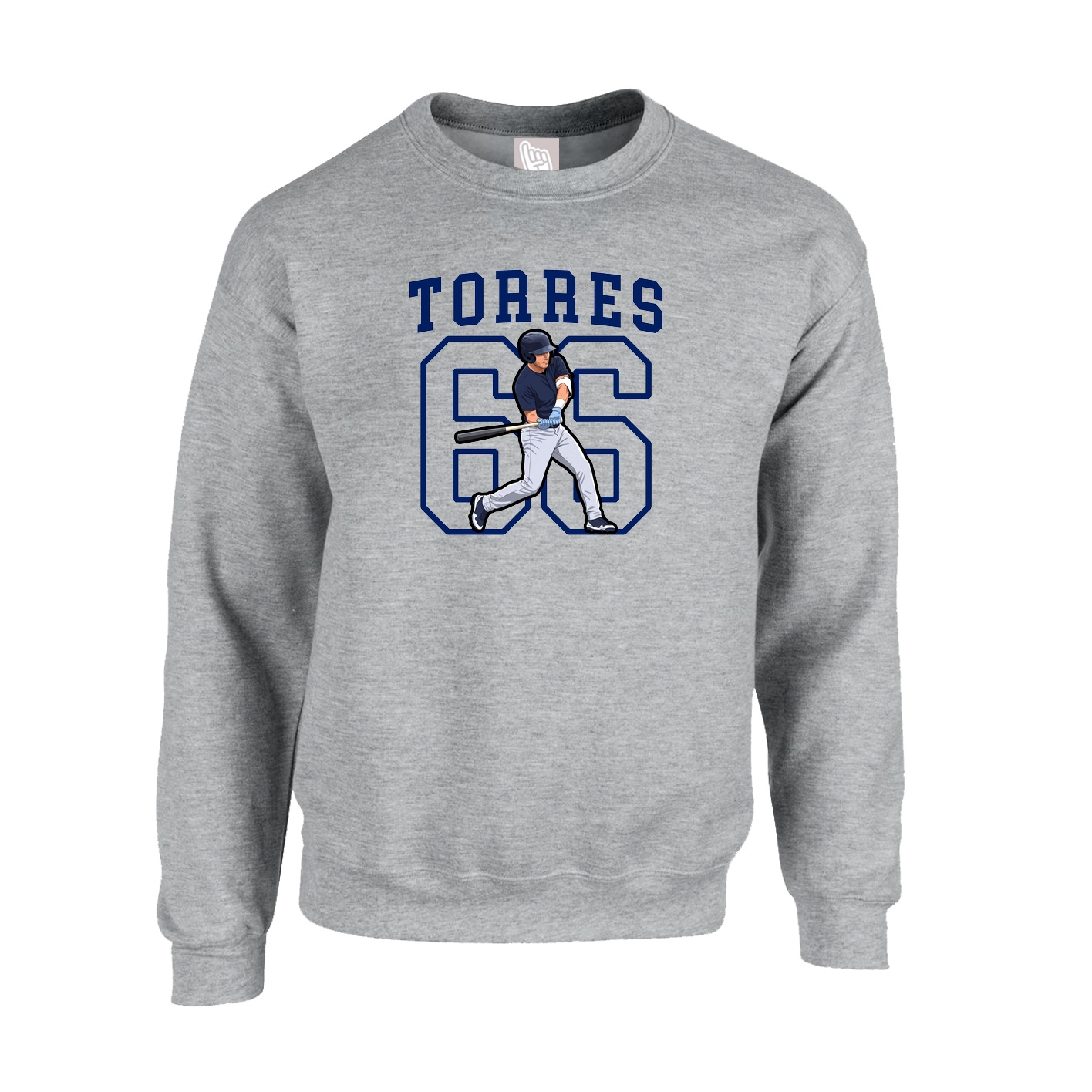 Fleece Crew — Shirsey in Grey