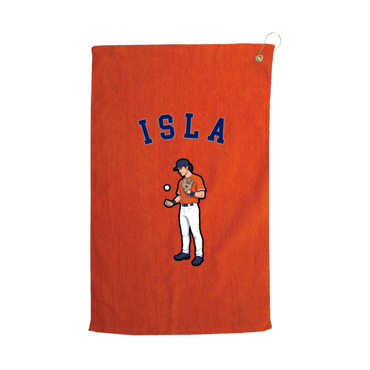 Golf Towel — Shirsey Arch in Orange