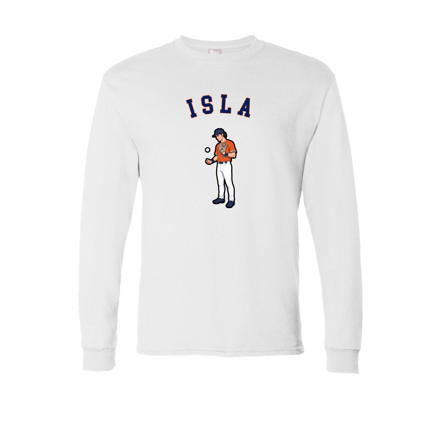Long Sleeve Tee — Shirsey Arch in White