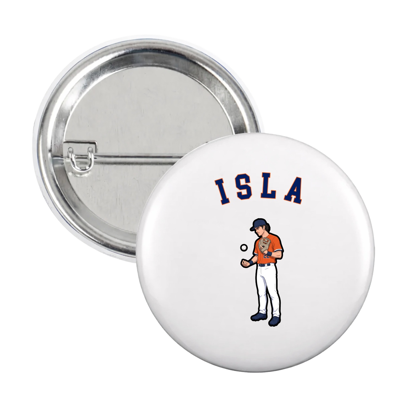 Game Day Button — Shirsey Arch in White