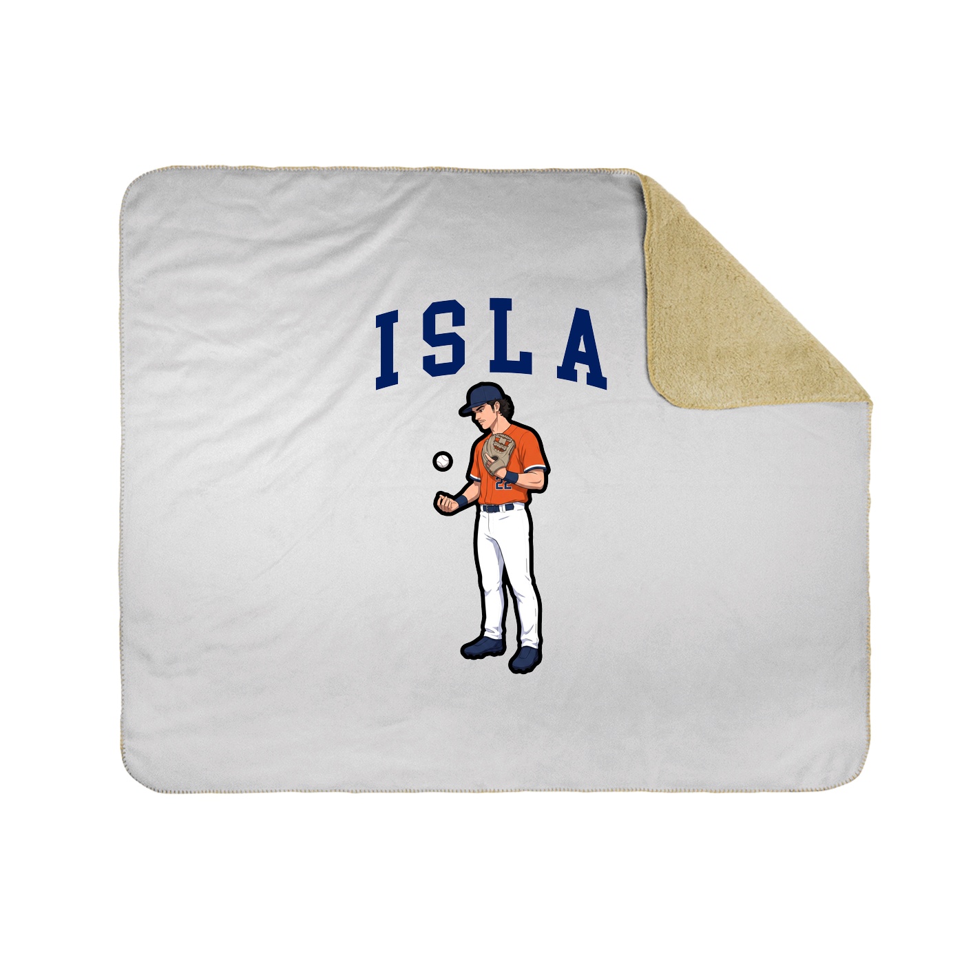 Throw Blanket — Shirsey in White