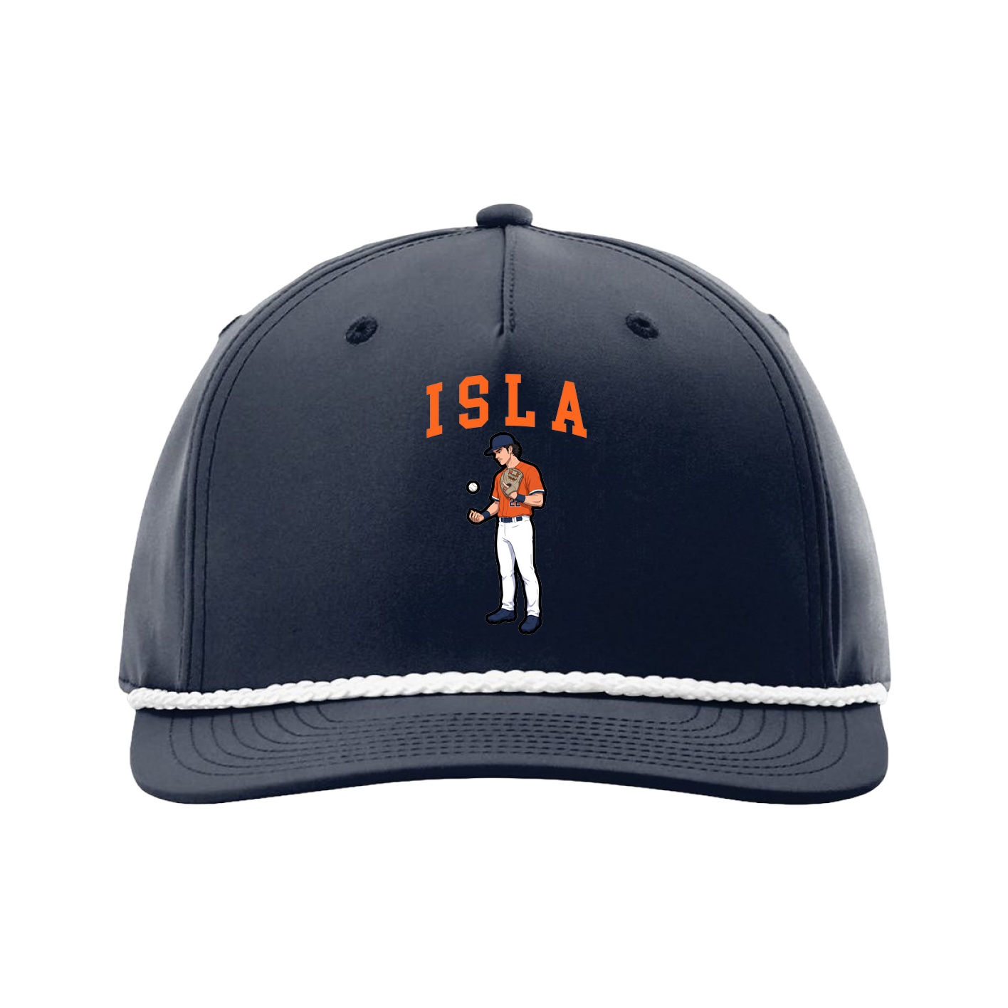 Five-Panel Classic Rope Cap — Shirsey in Navy