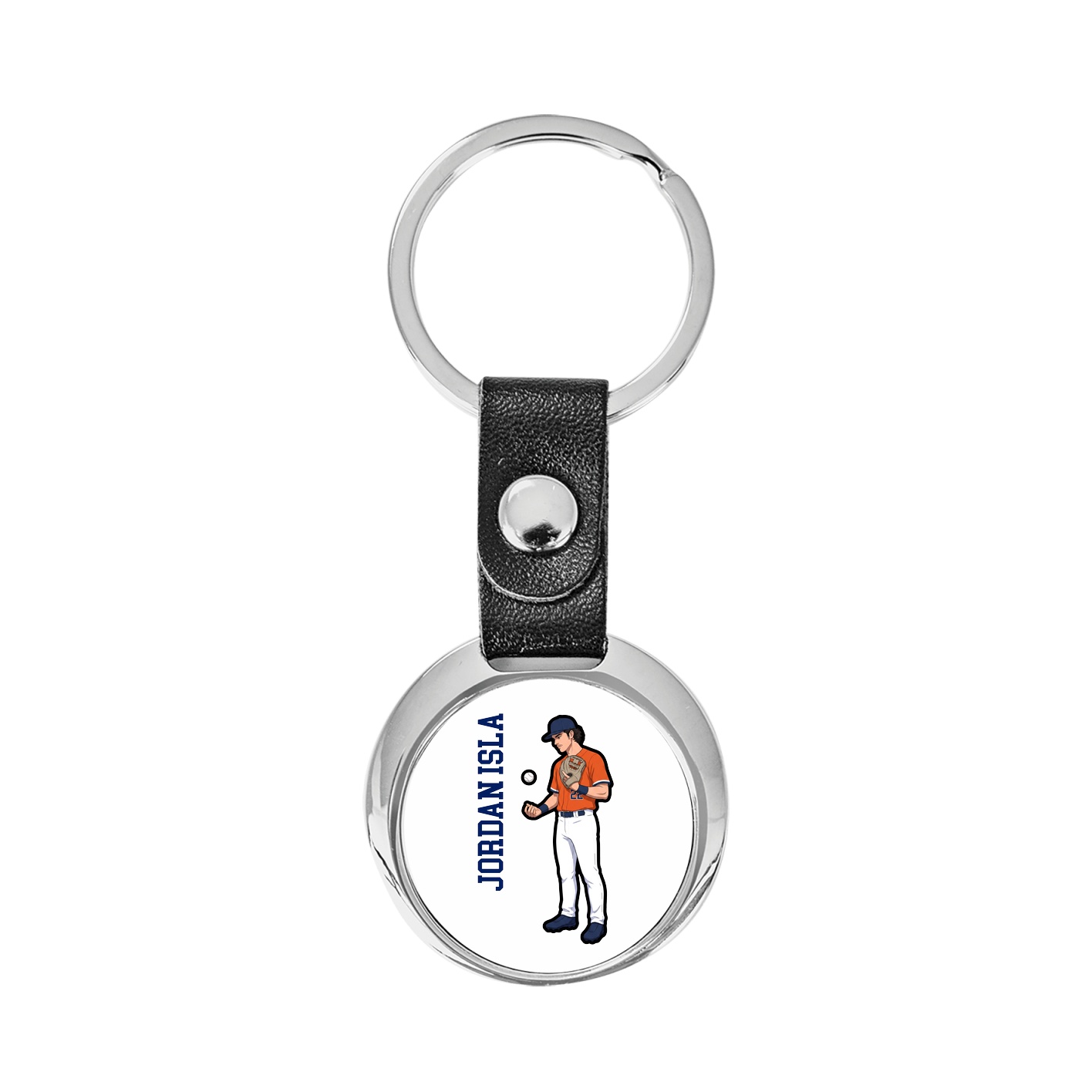 Key Chain — Name Vertical in Classic