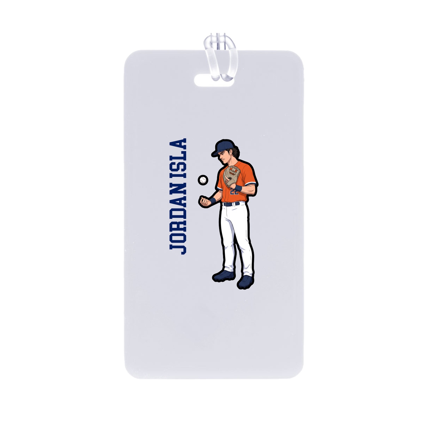Bag Tag — Name Vertical in Classic