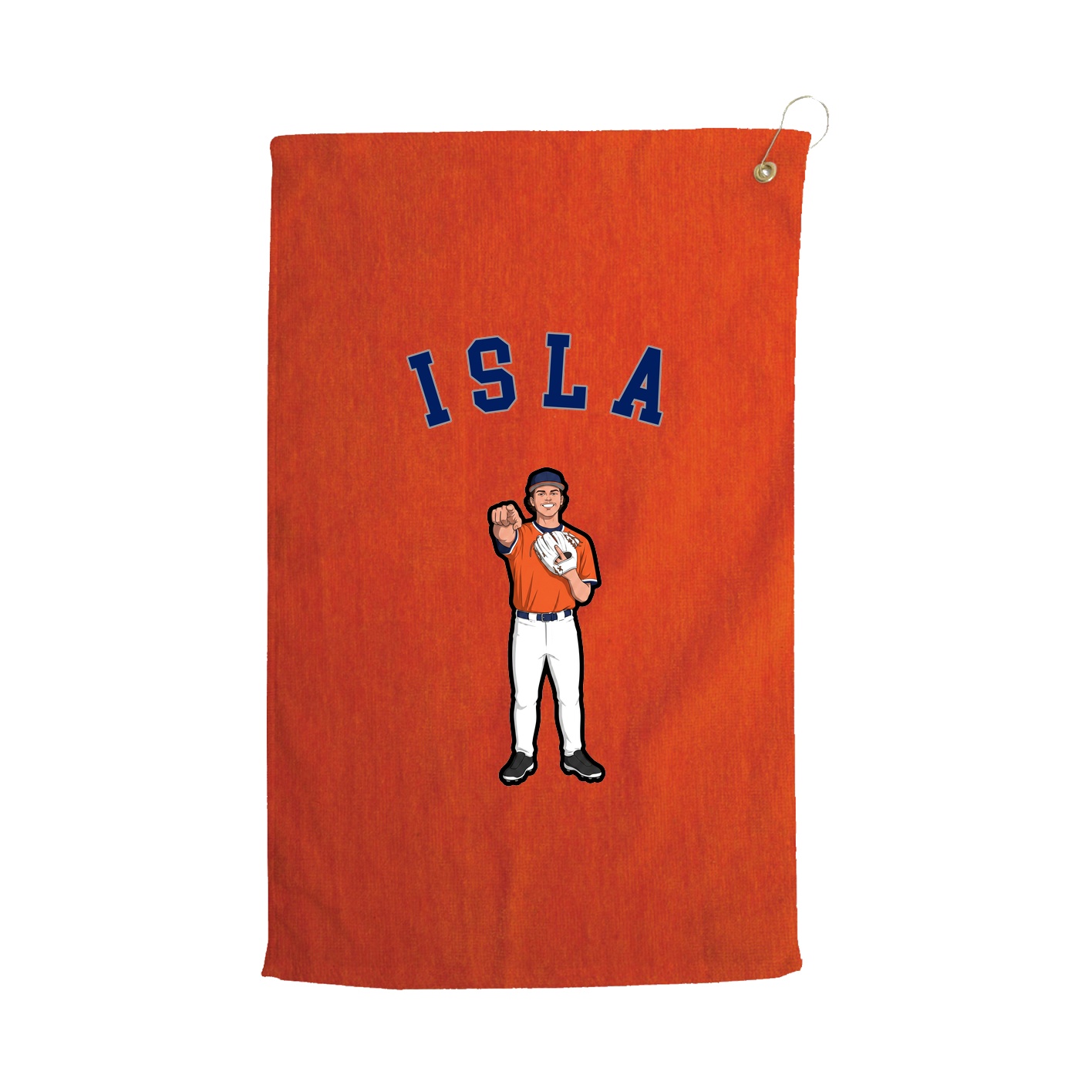 Golf Towel — Shirsey Arch in Orange