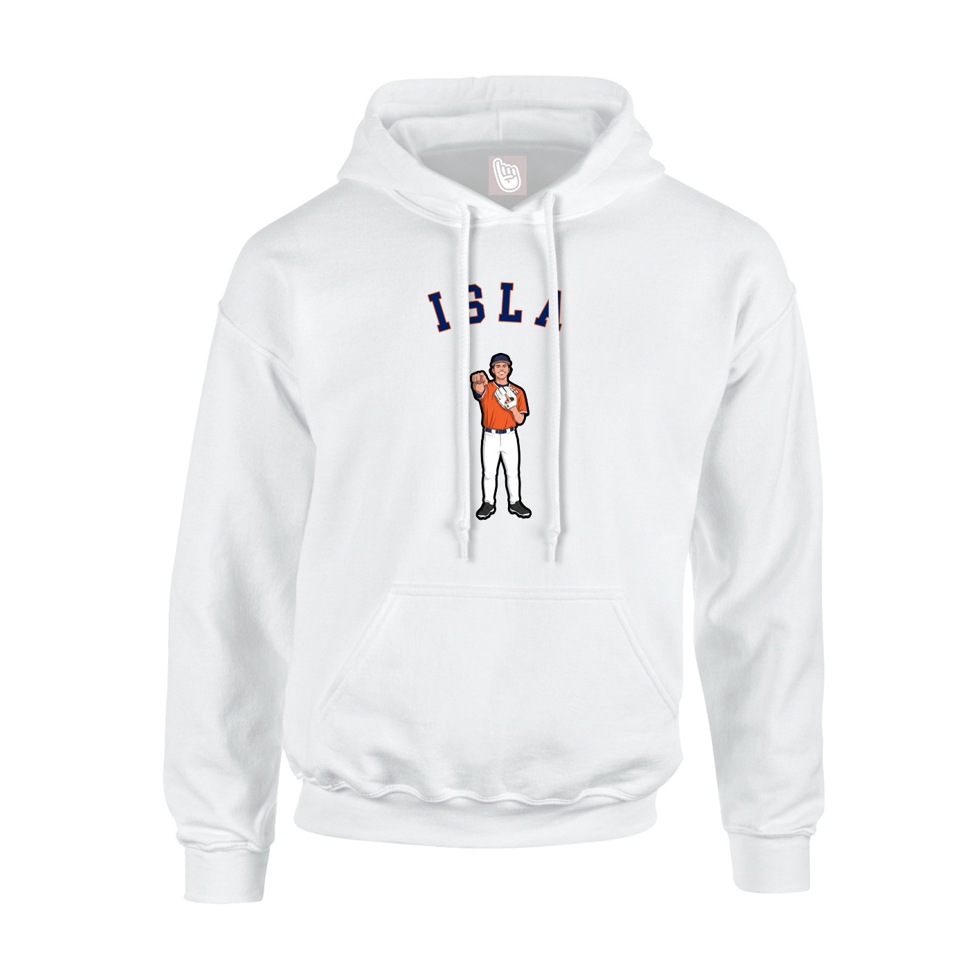 Youth Hoodie — Shirsey Arch in White