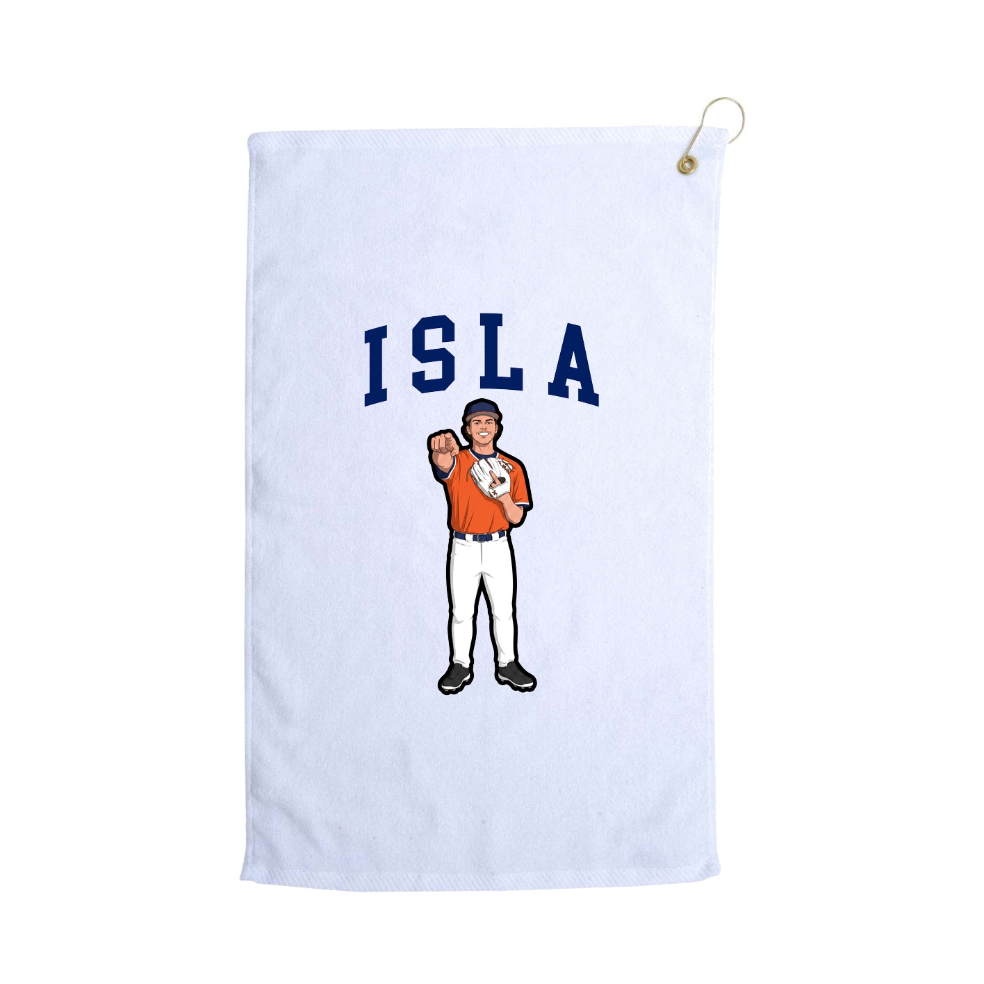 Golf Towel — Shirsey in White