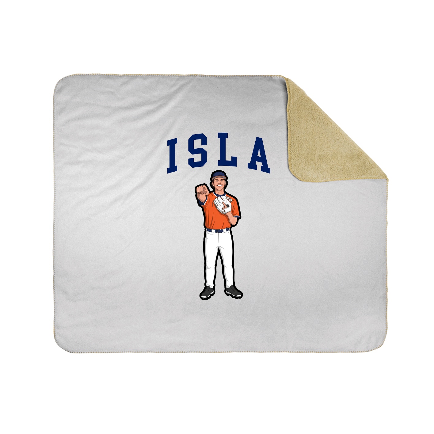 Throw Blanket — Shirsey in White