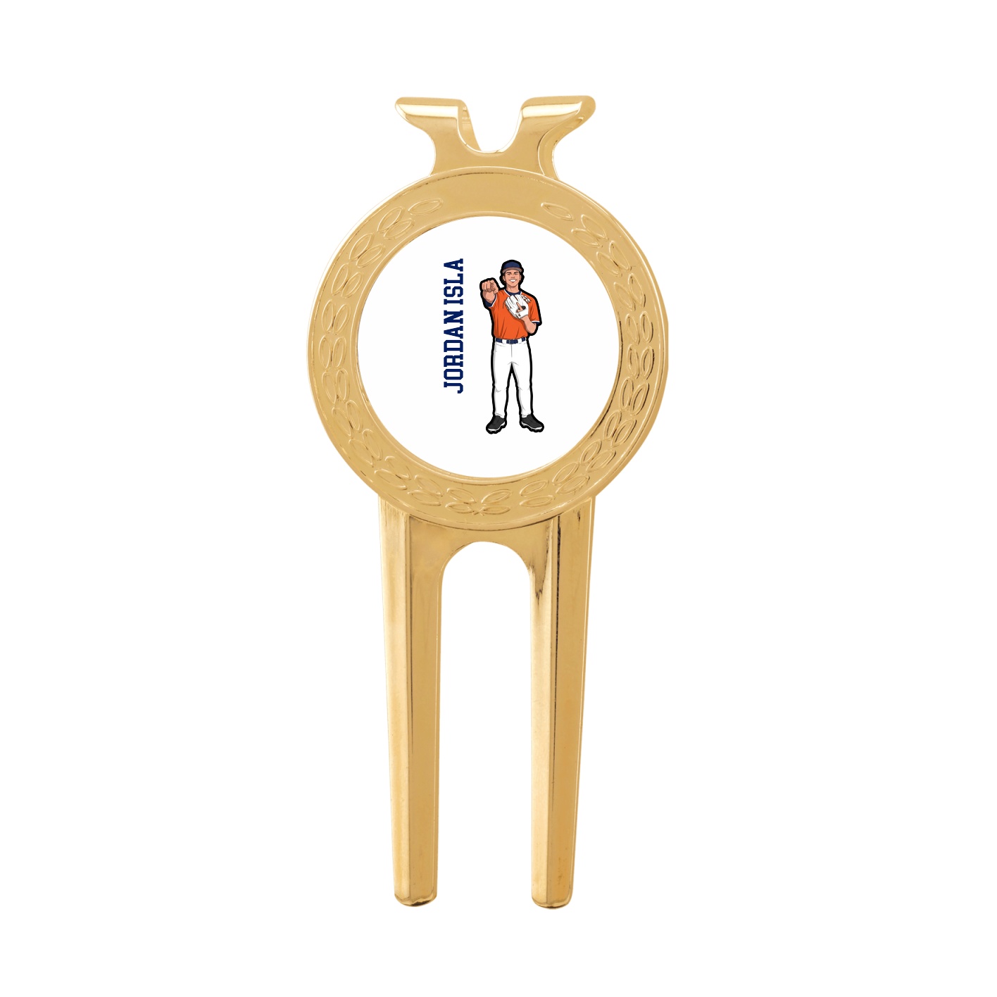 Divot Tool with Ball Marker — Name Vertical in Classic