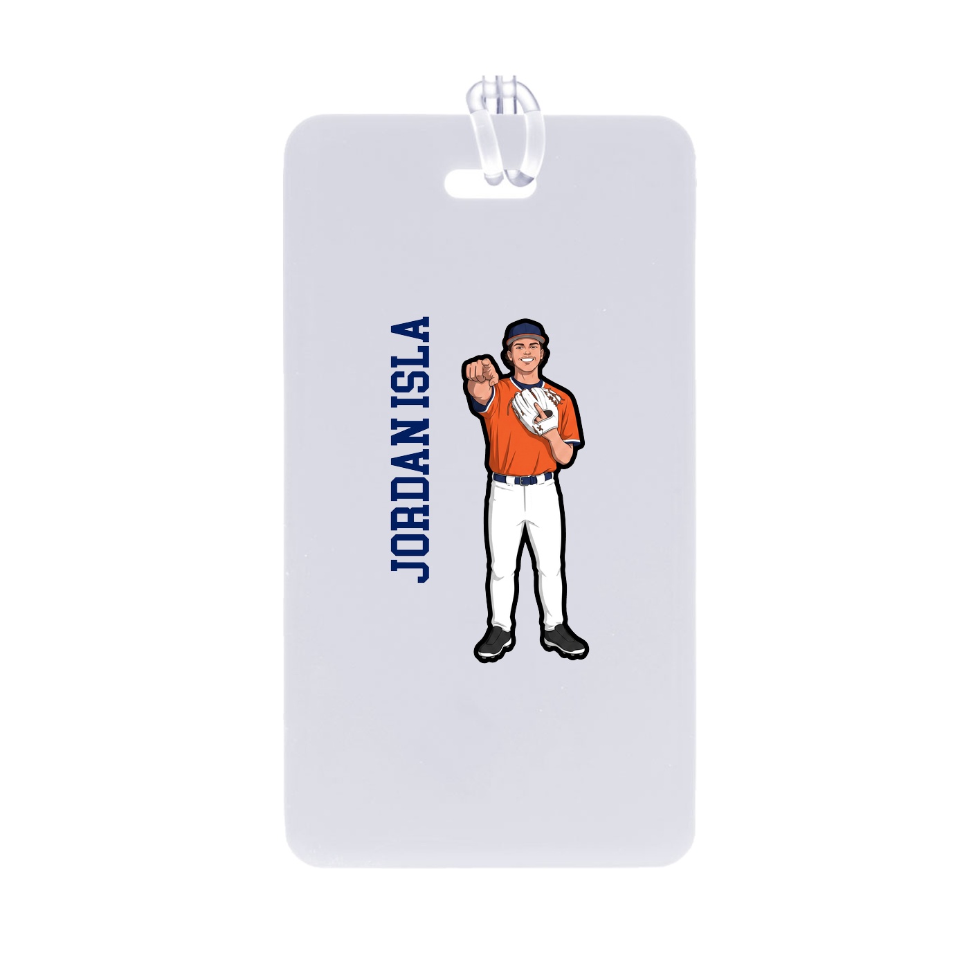 Bag Tag — Name Vertical in Classic