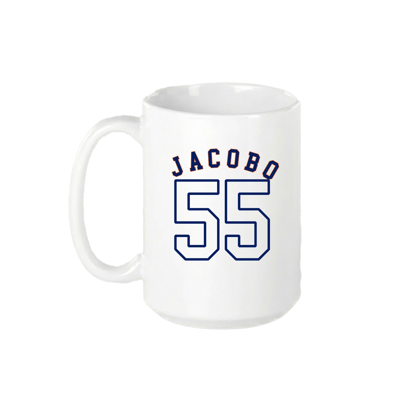 15oz Coffee Mug — Shirsey Arch in White