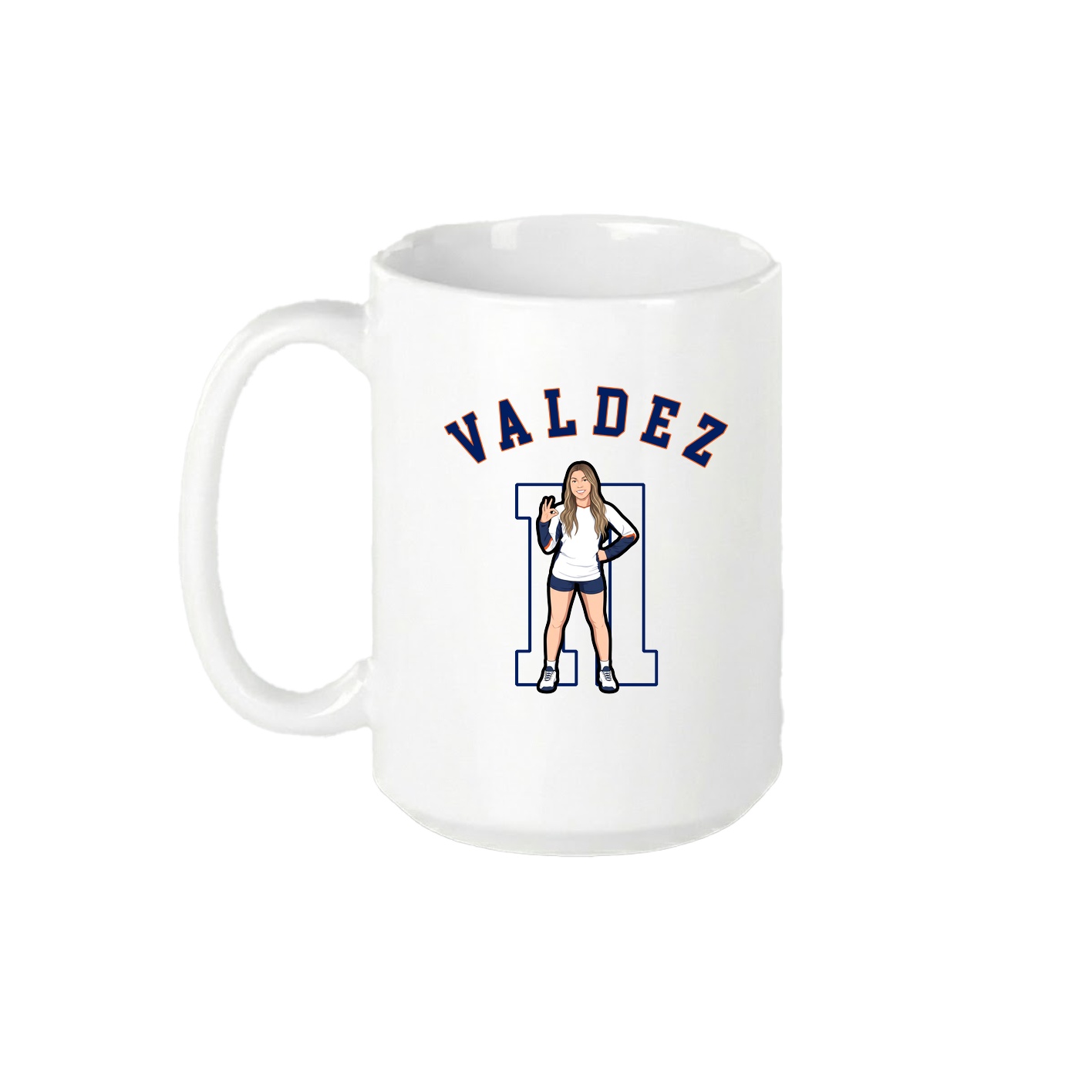15oz Coffee Mug — Shirsey Arch in White