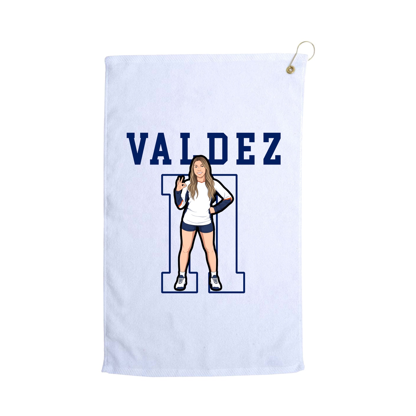 Golf Towel — Shirsey in White