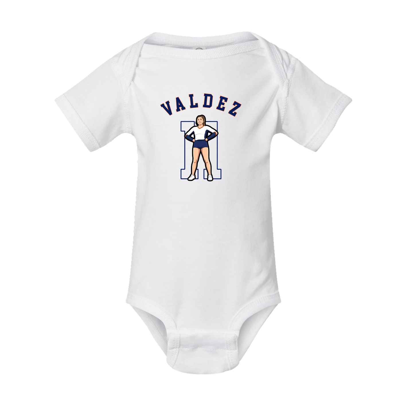 Baby Onesie — Shirsey Arch in White