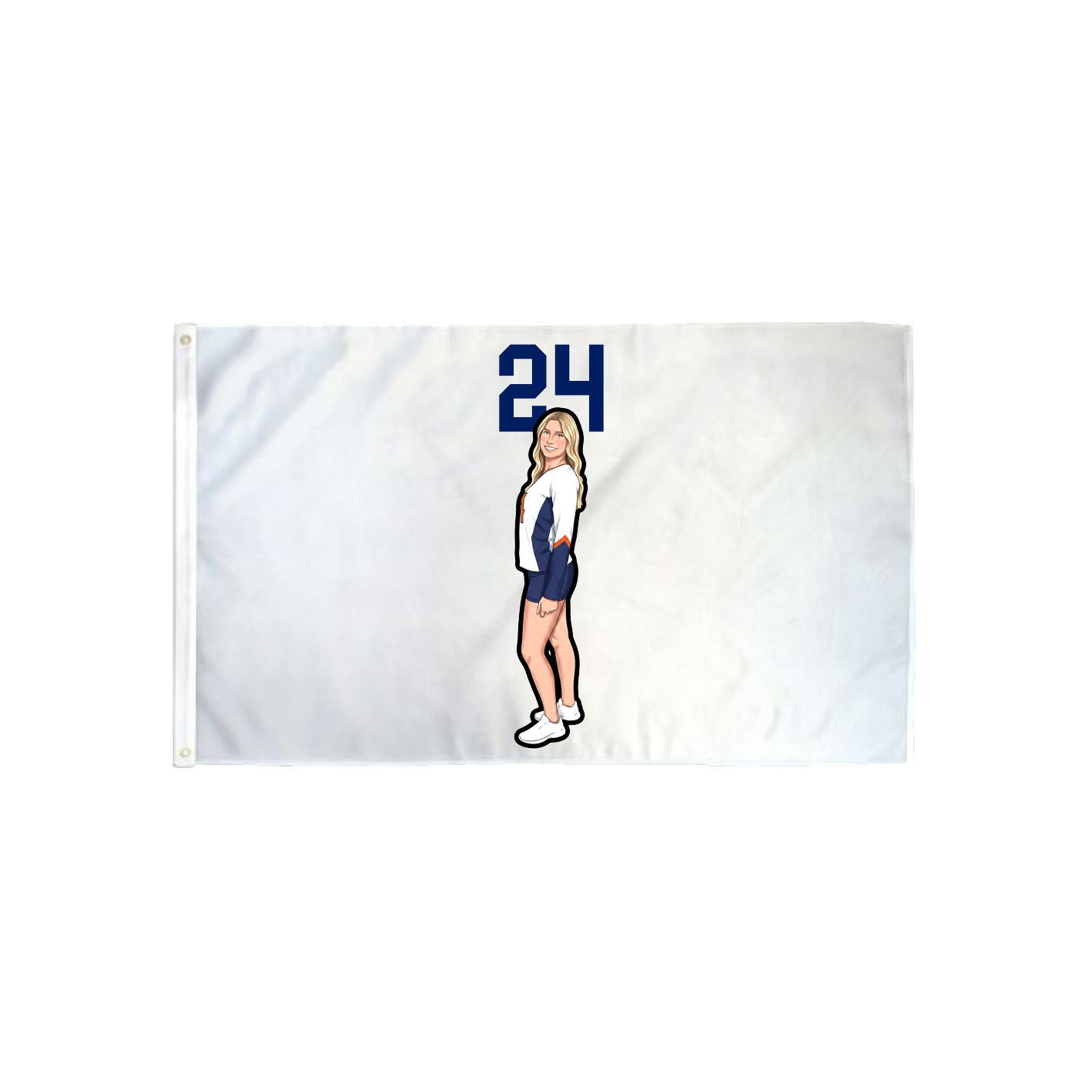3x5 Flag — Number Top in Classic