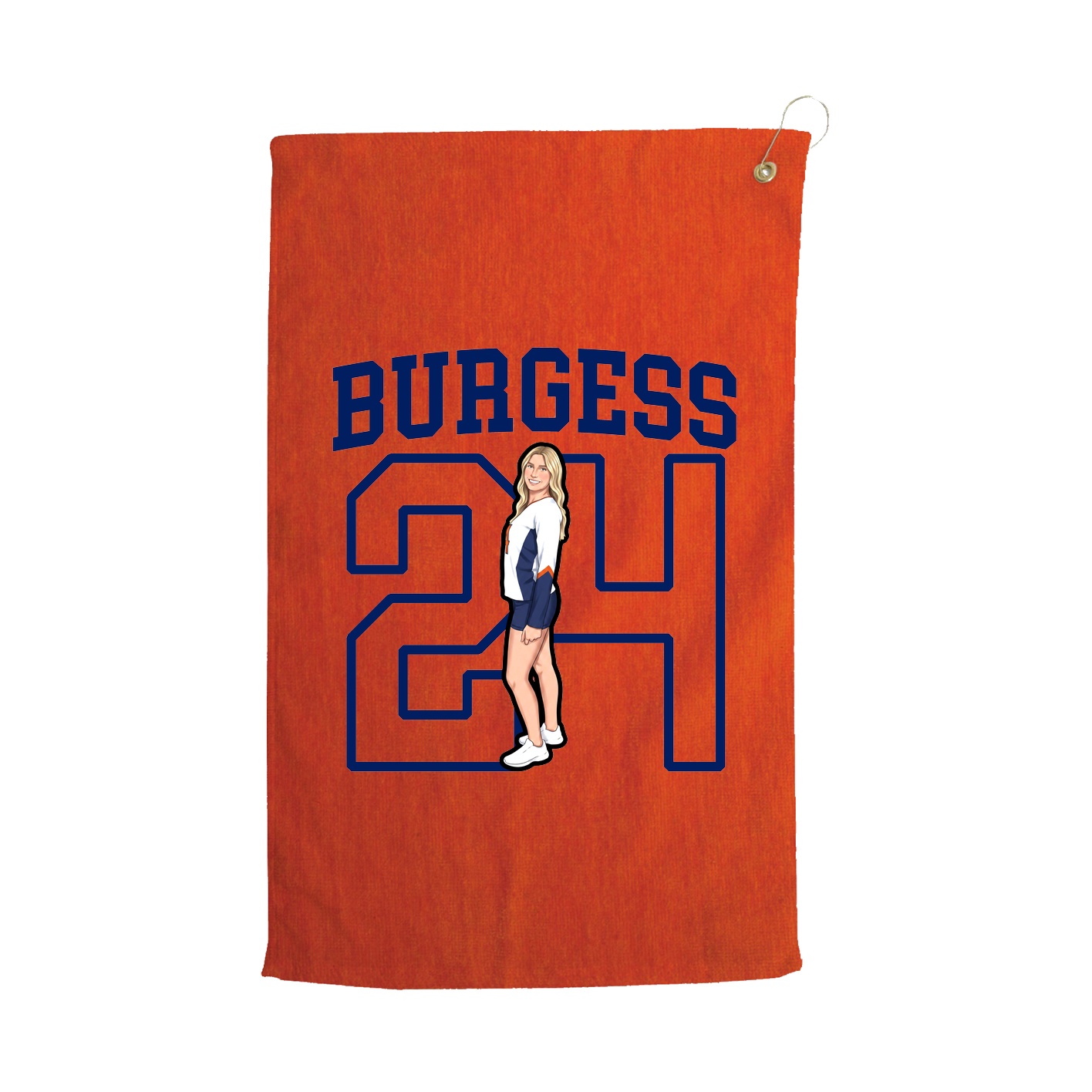 Golf Towel — Shirsey in Orange