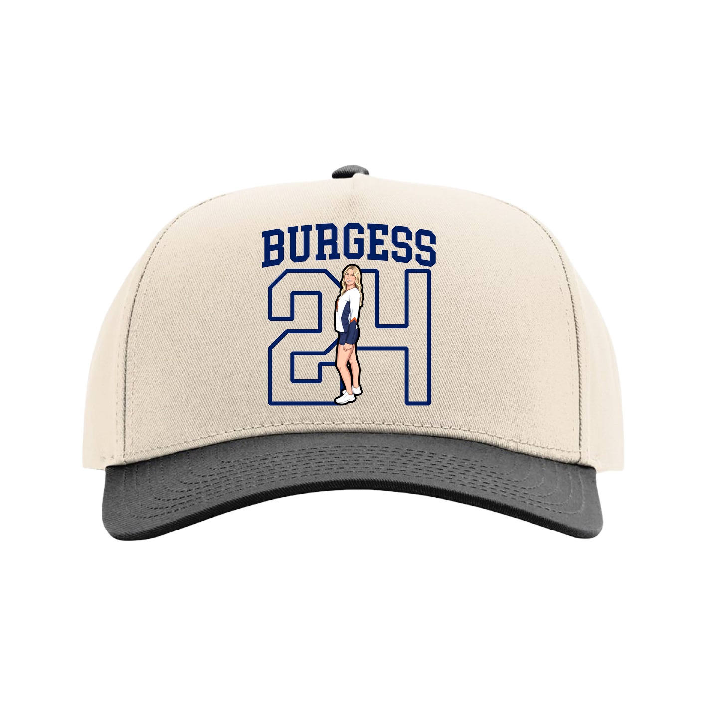 Full Fabric Five-Panel Champ Cap