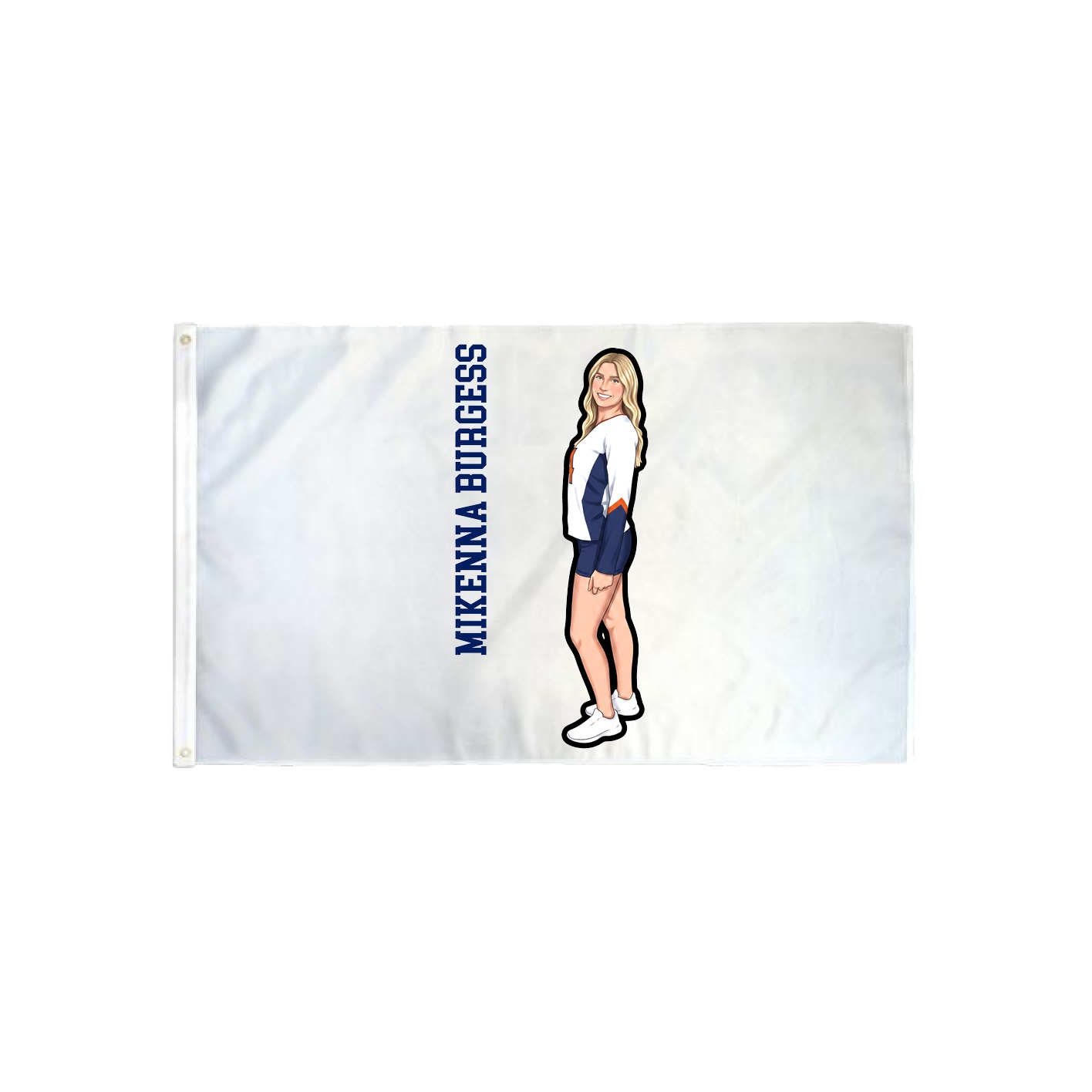 3x5 Flag — Name Vertical in Classic