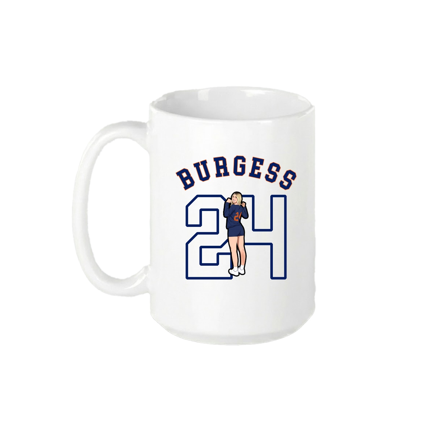 15oz Coffee Mug — Shirsey Arch in White
