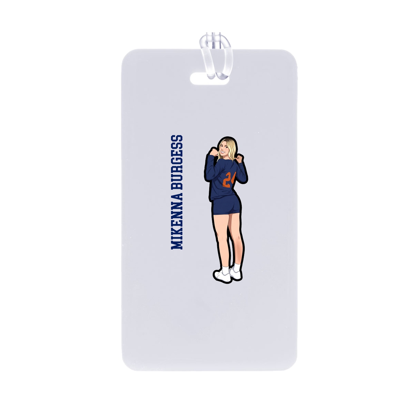 Bag Tag — Name Vertical in Classic