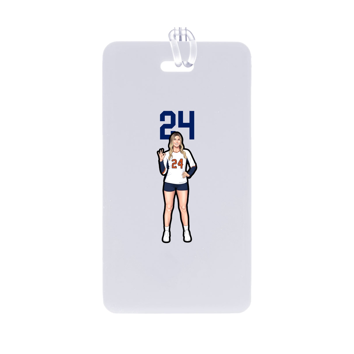 Bag Tag — Number Top in Classic