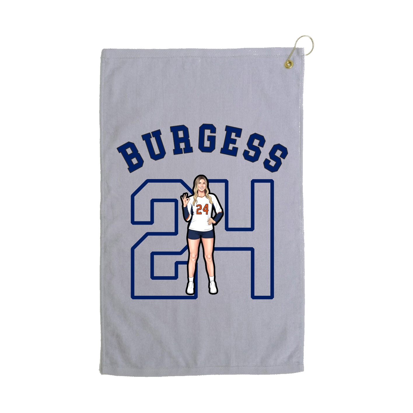 Golf Towel — Shirsey Arch in Grey