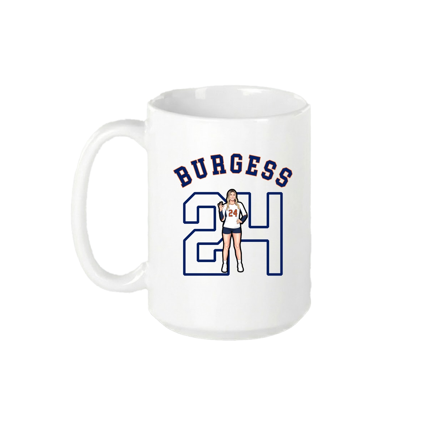15oz Coffee Mug — Shirsey Arch in White