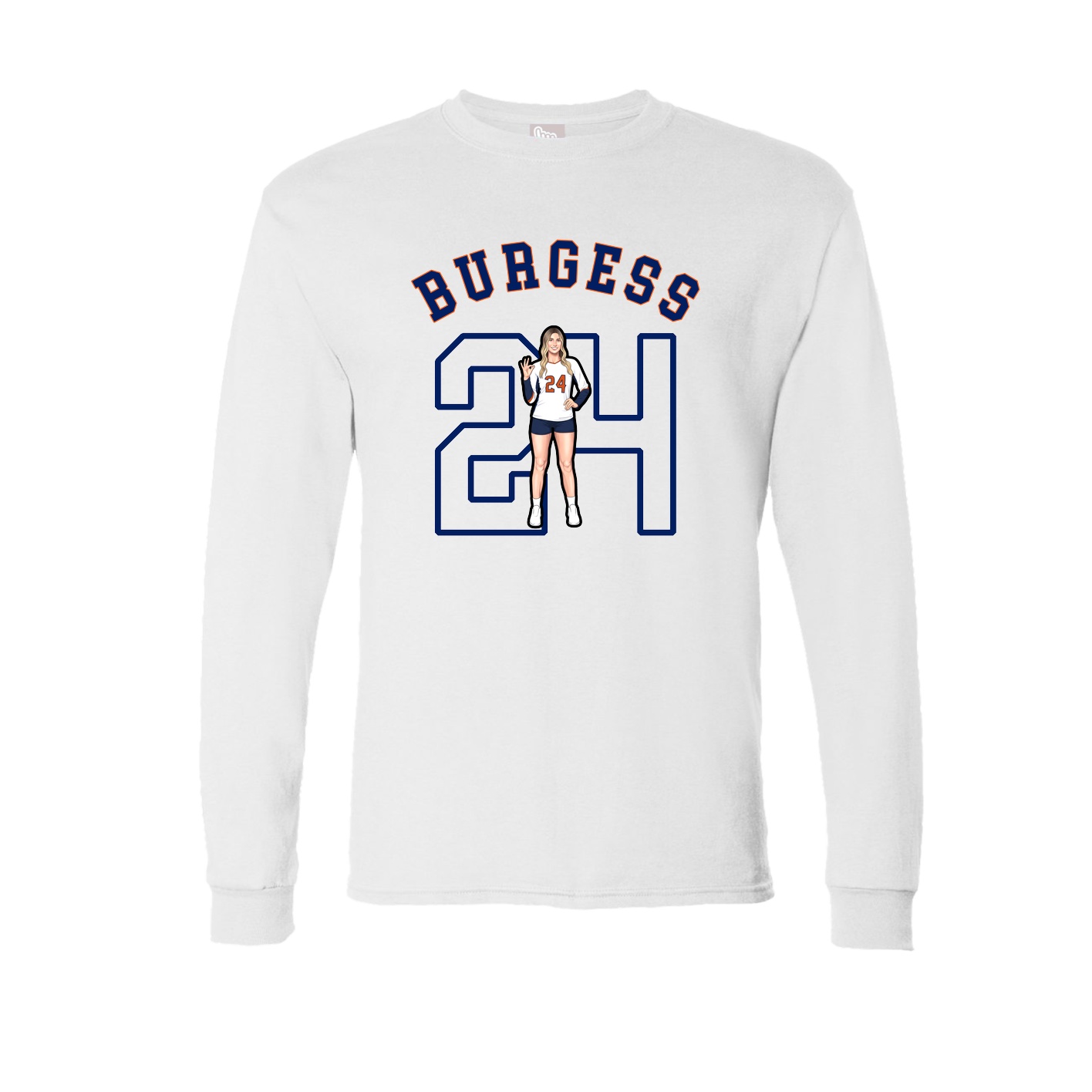 Long Sleeve Tee — Shirsey Arch in White