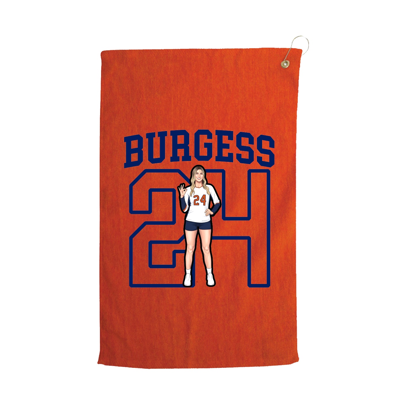 Golf Towel — Shirsey in Orange