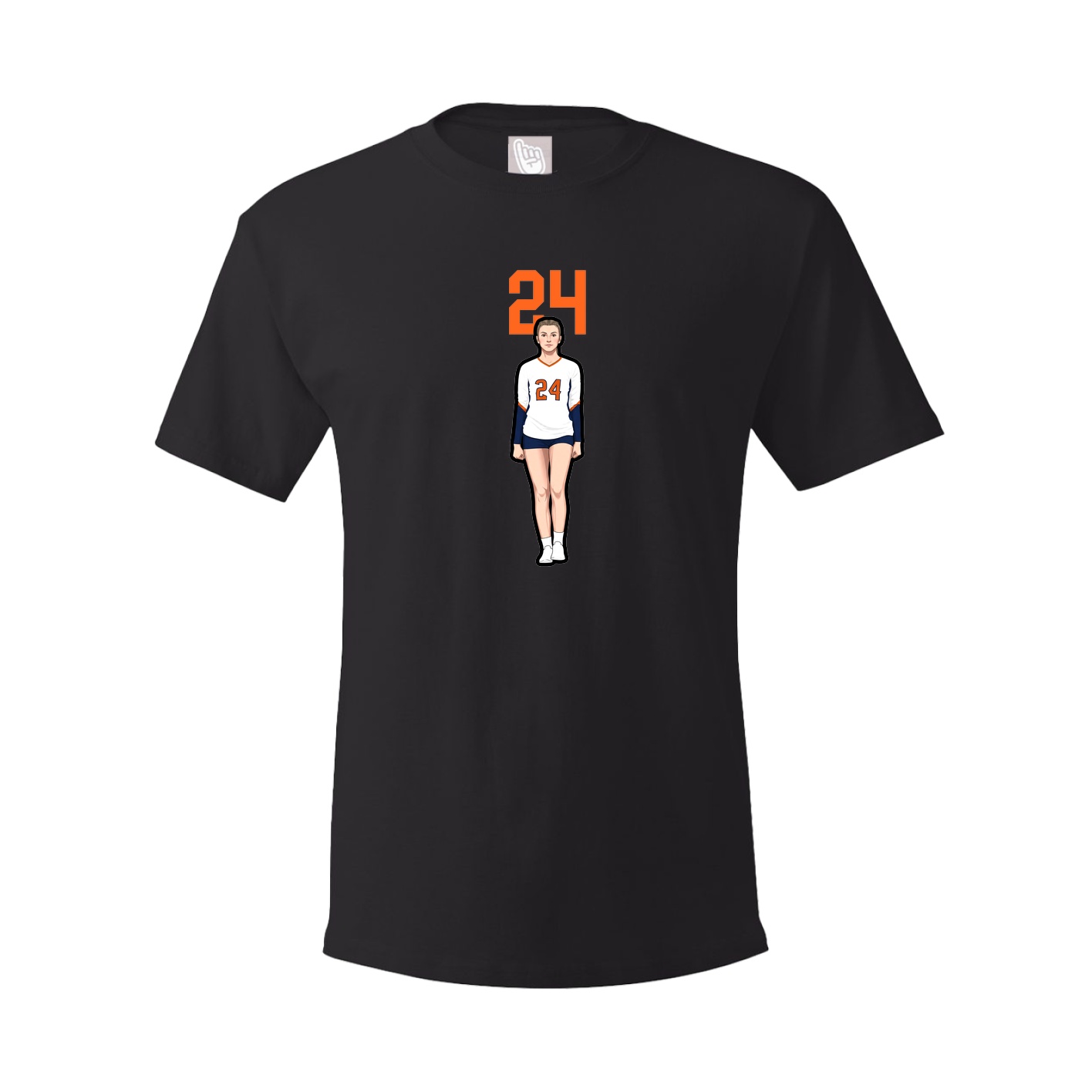 Tee — Number Top in Black