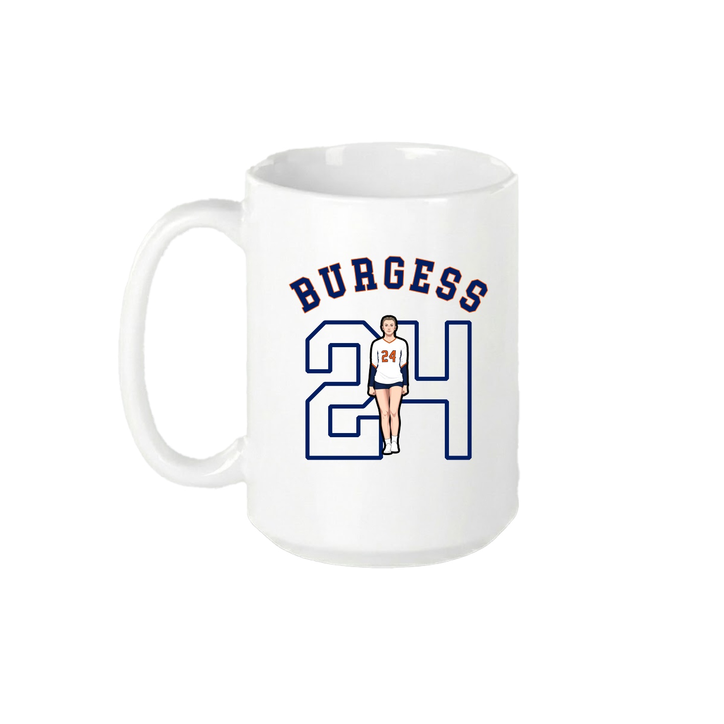 15oz Coffee Mug — Shirsey Arch in White