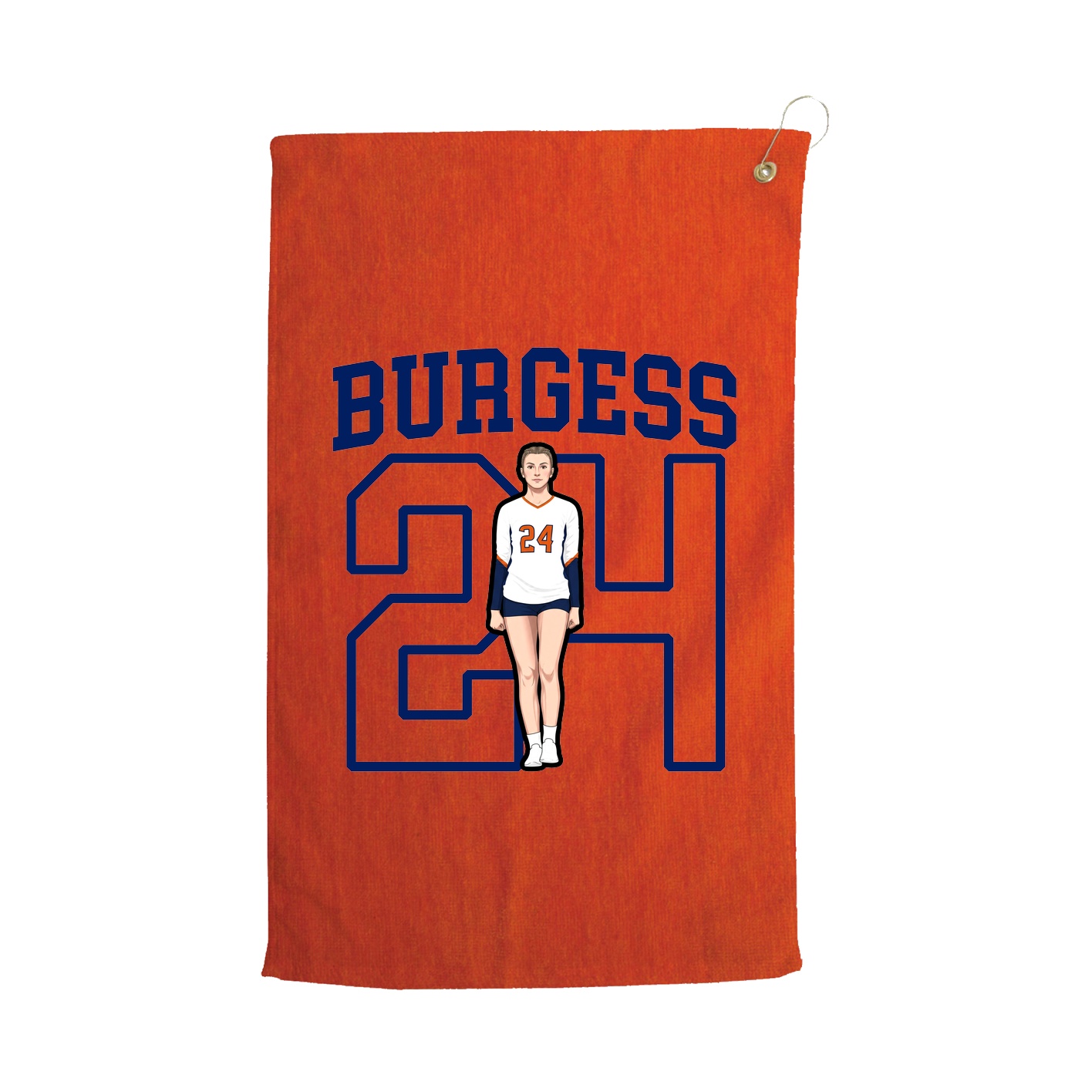 Golf Towel — Shirsey in Orange