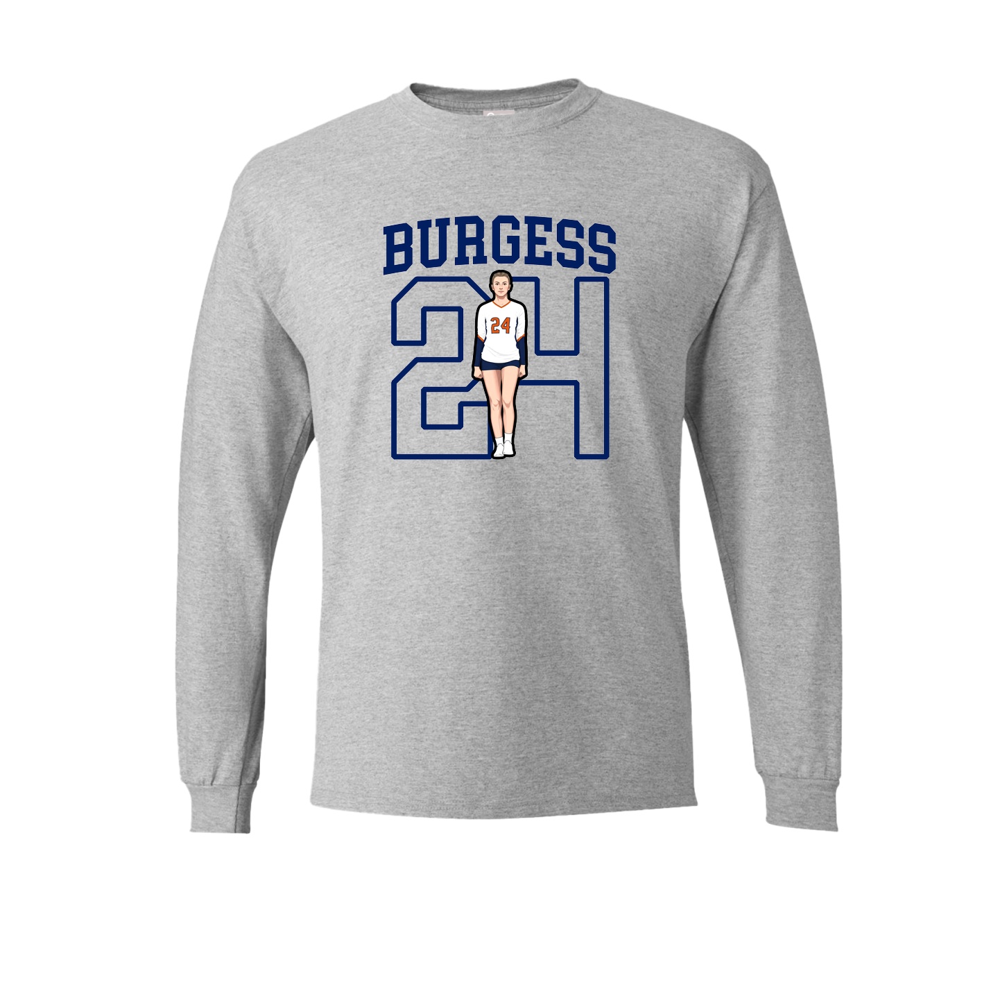 Long Sleeve Tee — Shirsey in Grey