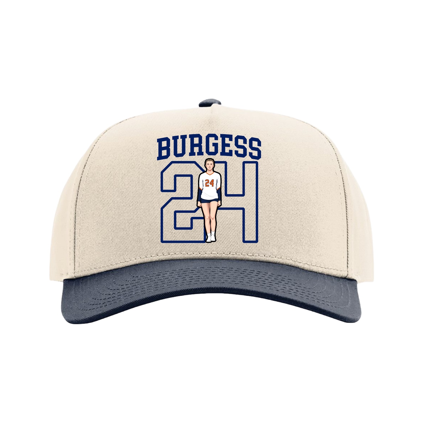 Full Fabric Five-Panel Champ Cap