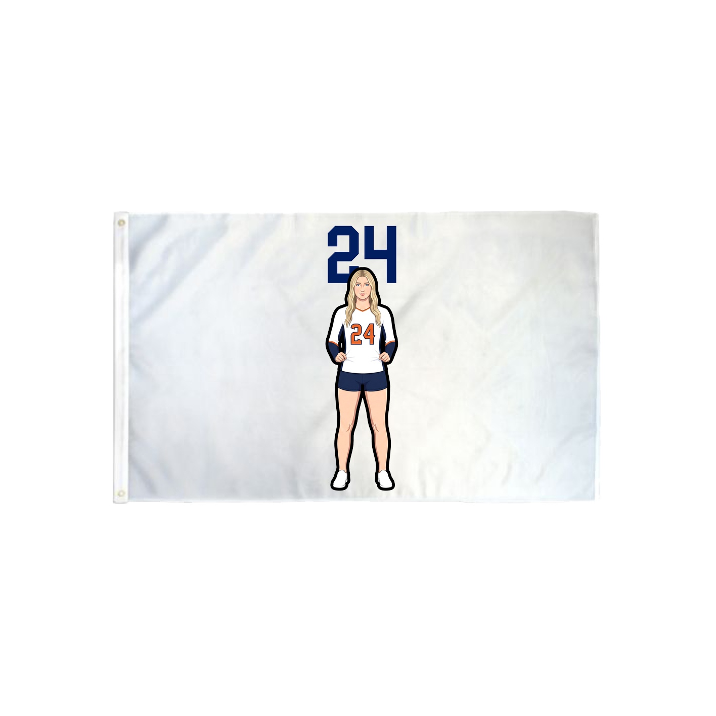 3x5 Flag — Number Top in Classic