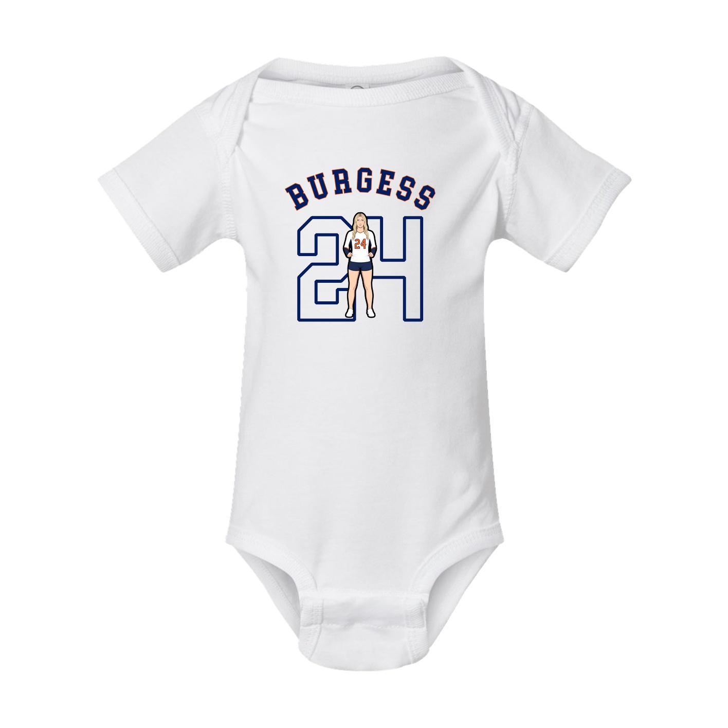 Baby Onesie — Shirsey Arch in White