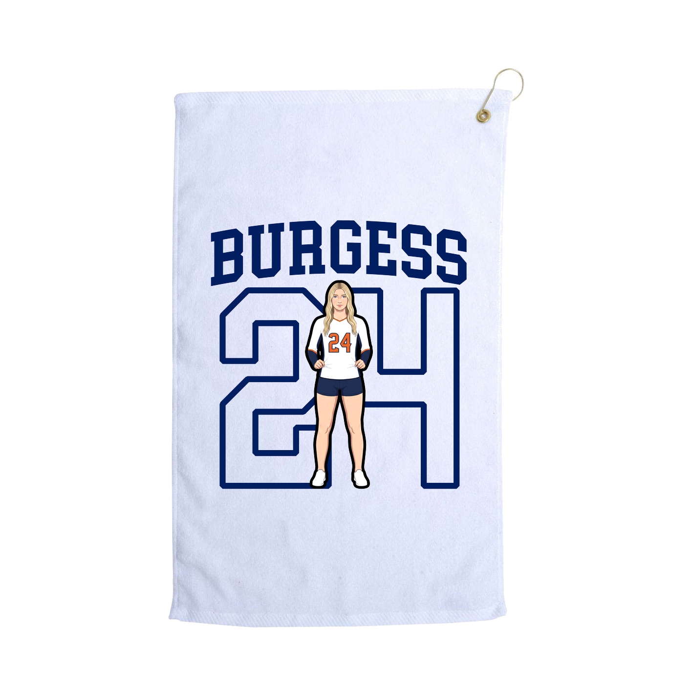 Golf Towel — Shirsey in White
