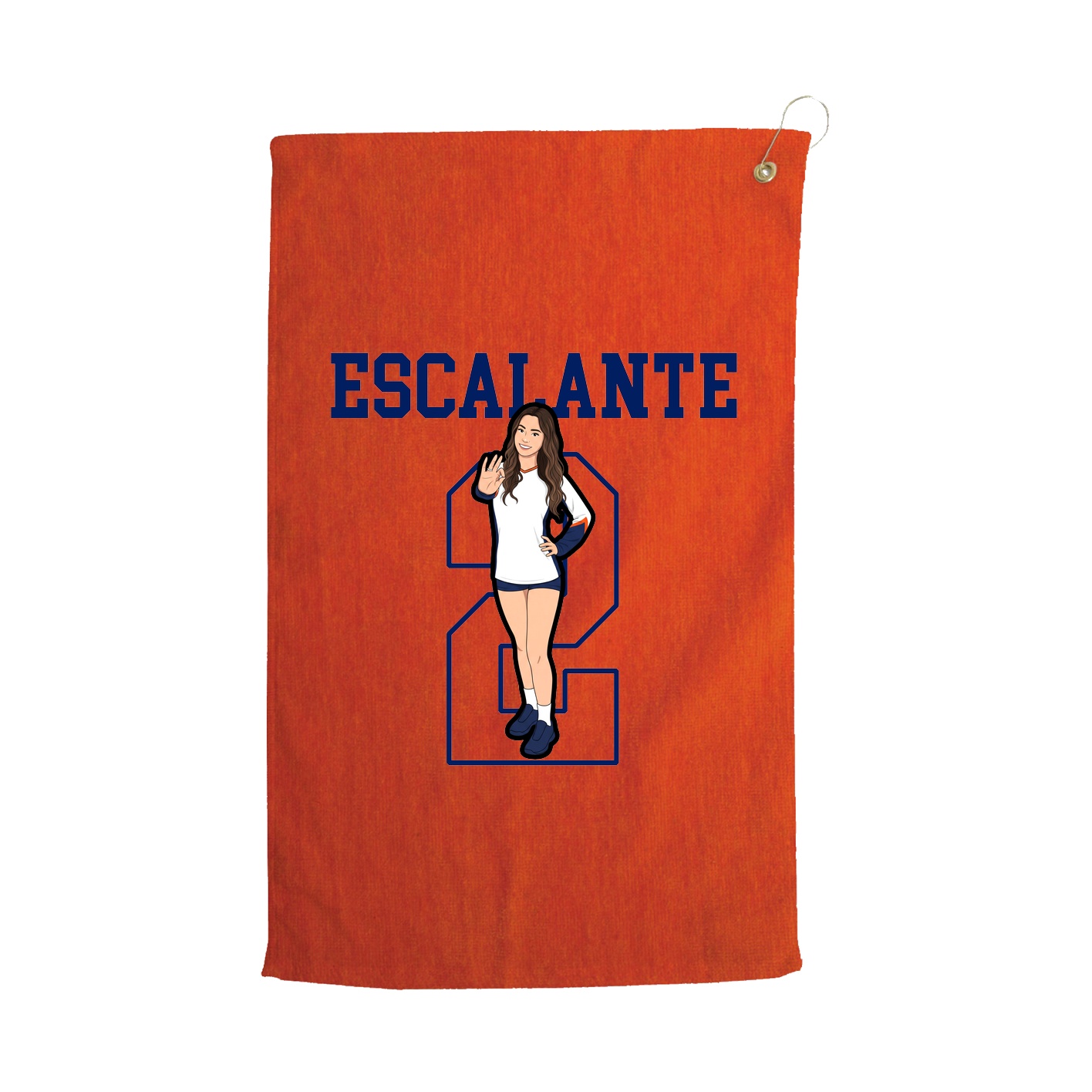 Golf Towel — Shirsey in Orange