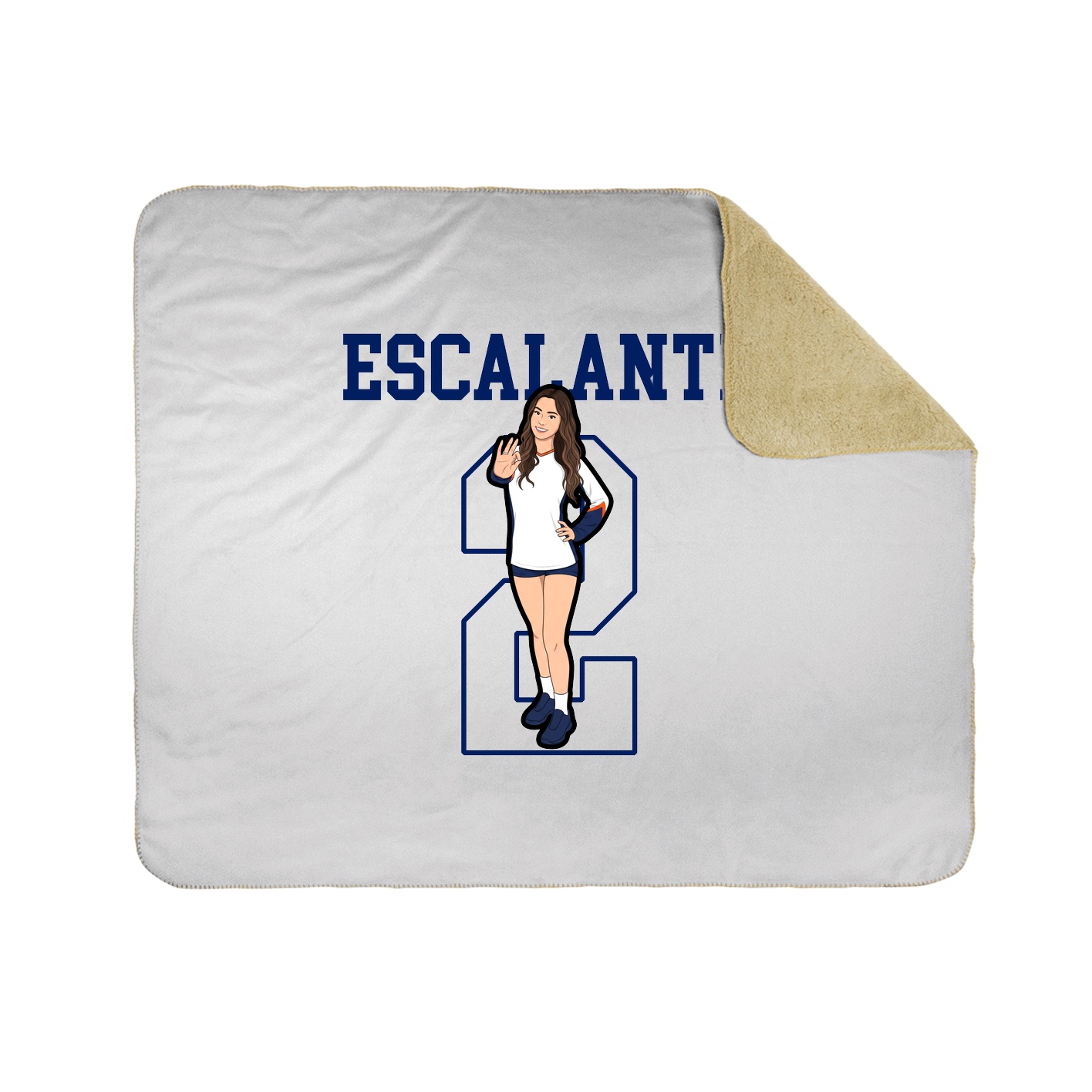 50x60 Sherpa Lined Throw Blanket