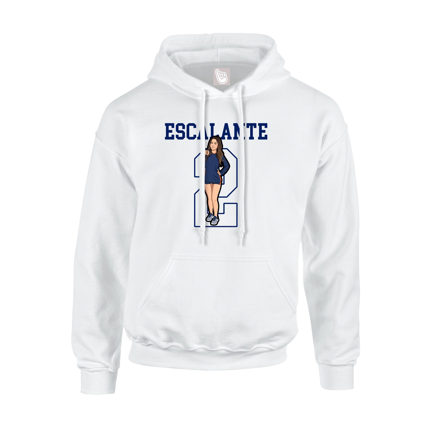 Hoodie — Shirsey in White