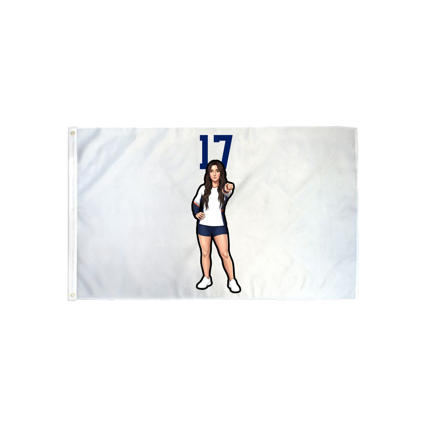 3x5 Flag — Number Top in Classic