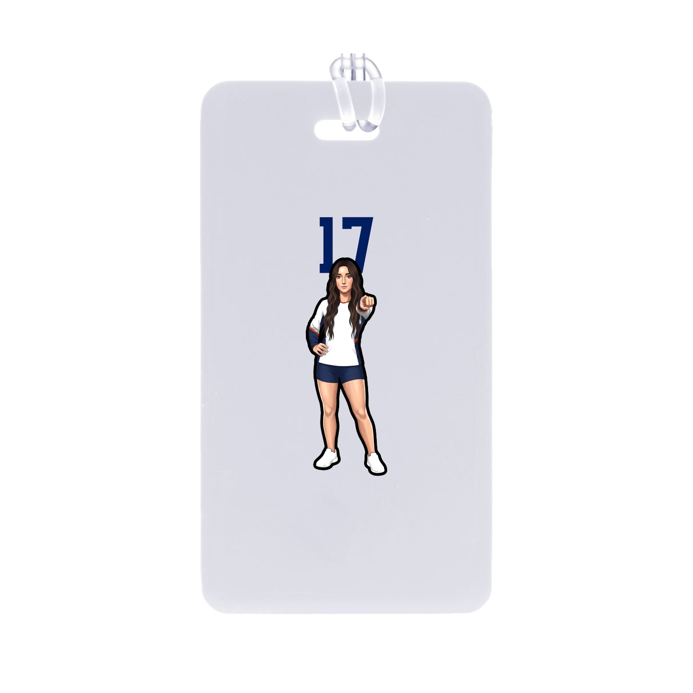 Bag Tag — Number Top in Classic